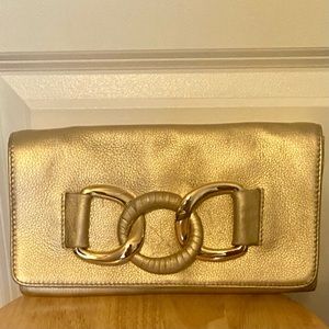 Vintage Michael Kors Metallic Clutch!!